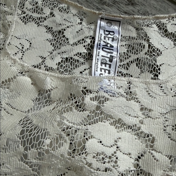 Beauteea Elegant Lace and Chiffon Sleeveless Dress Top 7/8 - Picture 2 of 4